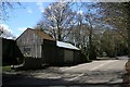 Corrugated Iron Building at the Crossroads