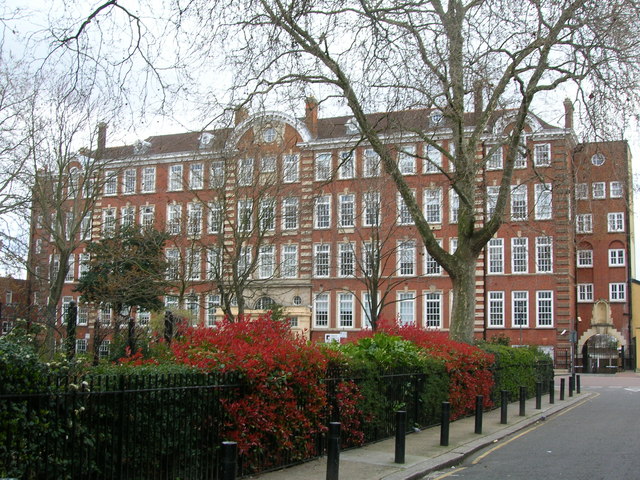 The former Raine's Foundation Grammar School building in Arbour Square
