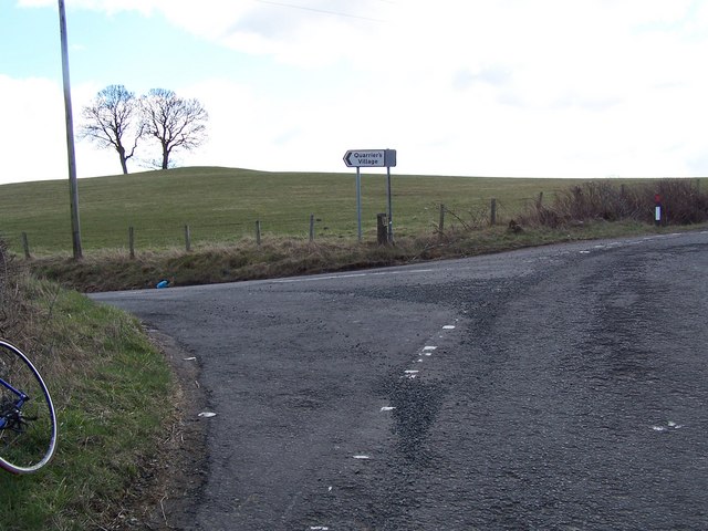 B786 road junction to Quarriers Village