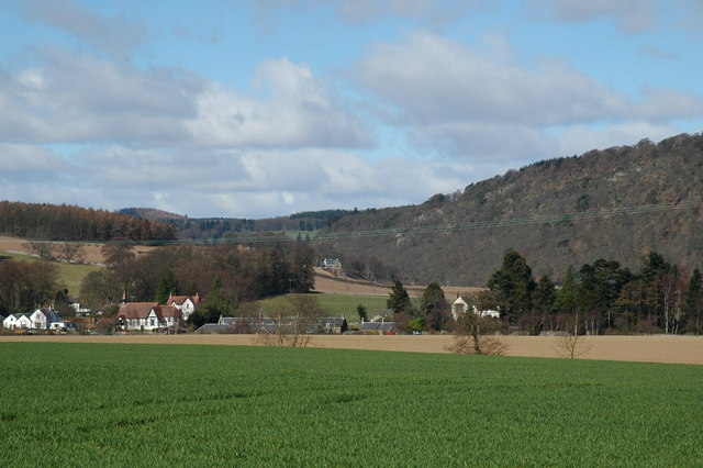 A View of Glencarse Village