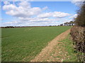 SU9299 : Farmland north of Little Missenden by Andrew Smith