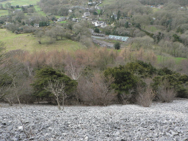 Looking down on Mill Side