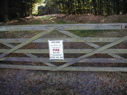 Gate into the High Wood