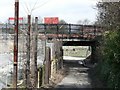 Path under the line, Headingley Station