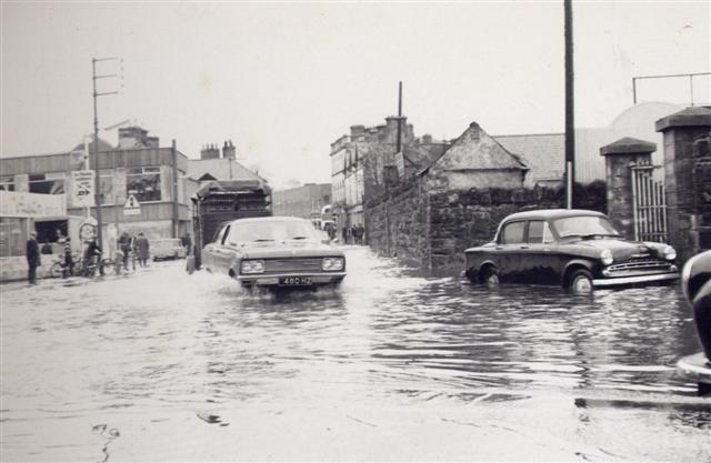 Flooding at Dublin Road, Omagh