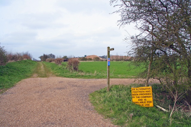 Cycle route near to Langford