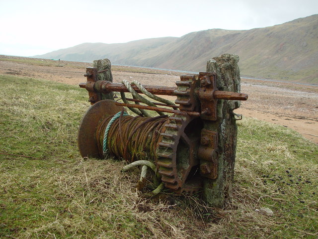 Abandoned Winch, Heylor, Shetland
