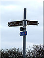 Signpost for cyclists