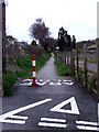 Cycle route at Waterloo Port