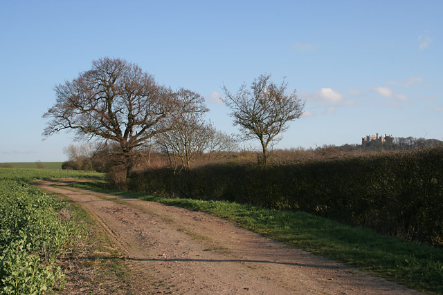 Farmland near Belvoir Castle