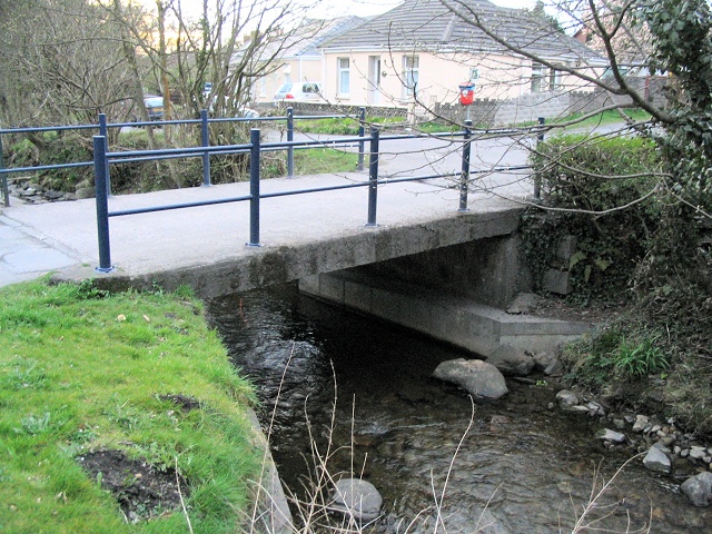 Small bridge over river Dulais