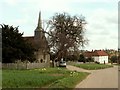 Black Notley church and Hall, Essex