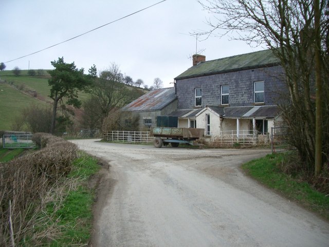 Farmhouse near Llanbadarn Fynydd
