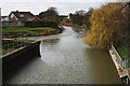 TF5572 : River or Drain at Chapel St Leonards by Tony Atkin