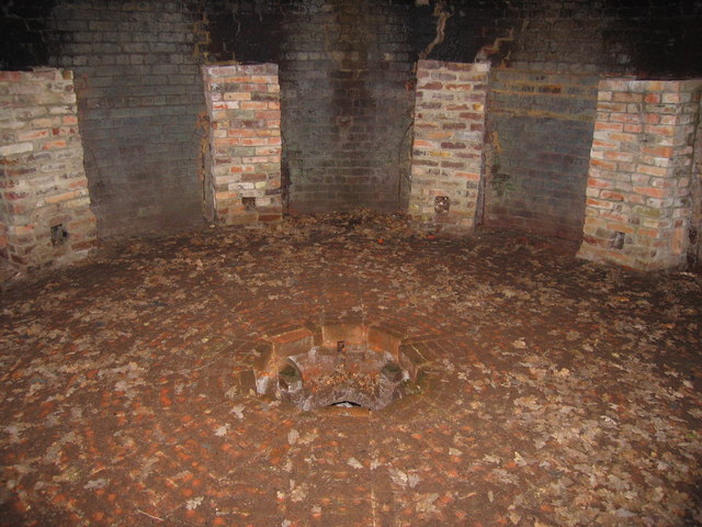 Interior of kiln near Bailey's Hard