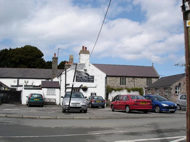 The two 'locals' at Llanelian © Dot Potter :: Geograph Britain and Ireland