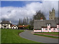 Pub, Church and Cottages at Cavendish