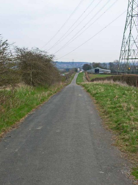 Old road behind the A688
