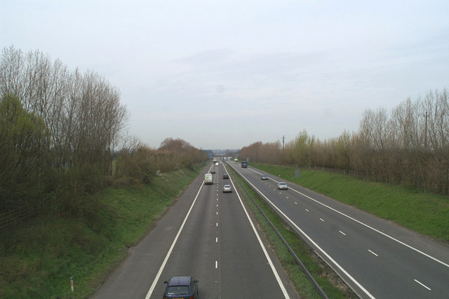 Westwards on the M2