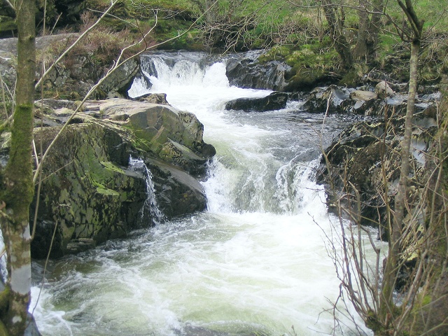 Waterfalls on river Irfon