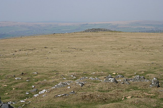 Cairn on the Summit of Cox Tor