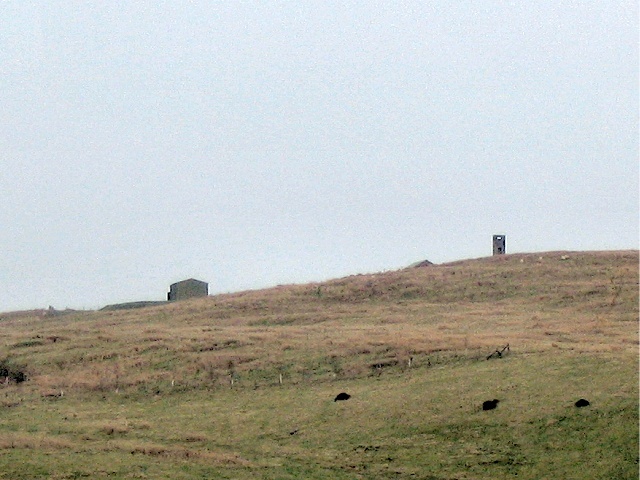 Buildings on Sennybridge artillery range
