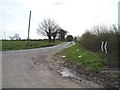 Looking down Yatehouse Lane (South West)