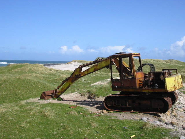 Digger on the dunes