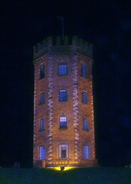 The Towers Hotel at Night