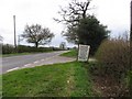 B585 Bosworth Lane looking towards Bosworth