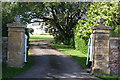 Norton Fitzwarren: gateway to house at Fitzroy