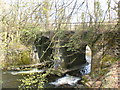 Disused railway bridge across river Ely