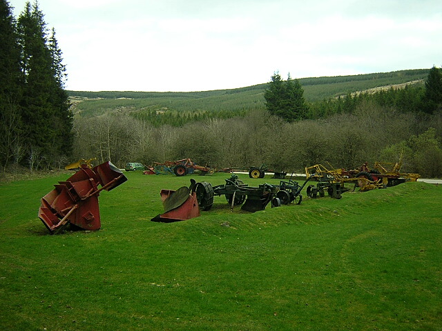 Display of Tractor Attachments