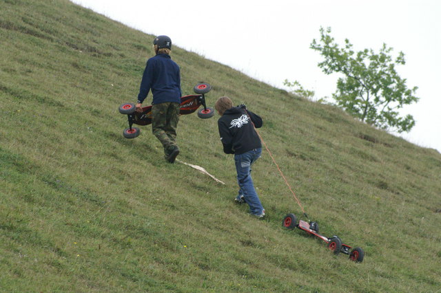 Mountain boarders, St Catherine's Hill
