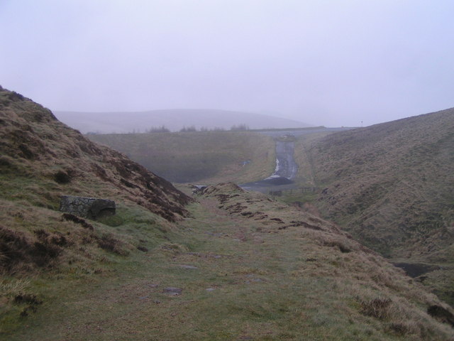 Old course of A53, Axe Edge