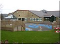 Part of the playground around Within Fields School, Southowram