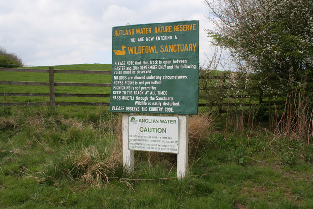 Entrance to Rutland Water Nature Reserve © Kate Jewell cc-by-sa/2.0 ...