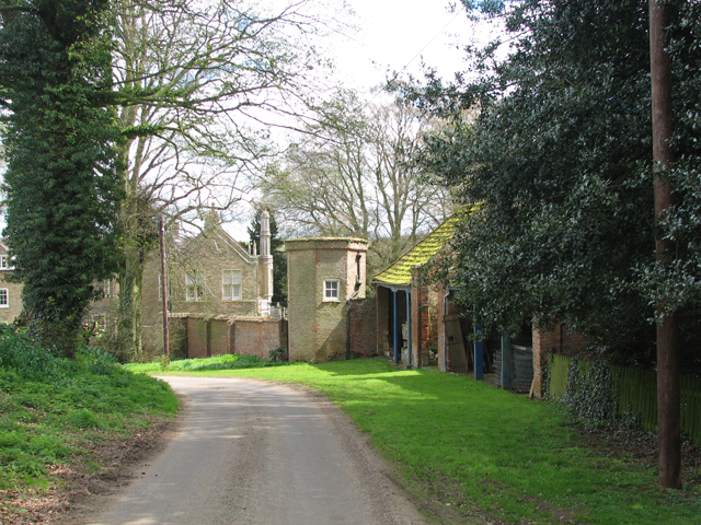 The Approach To Oxcombe Manor