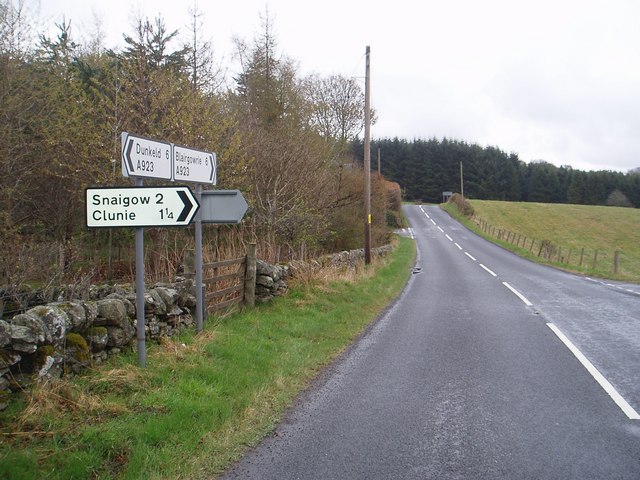 Road junction near Burnside