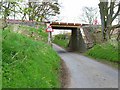 Railway bridge over the back road from the A75 to Glenluce Abbey