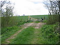 TL1692 : Farm Track near Yaxley Lakes by Mike Bardill