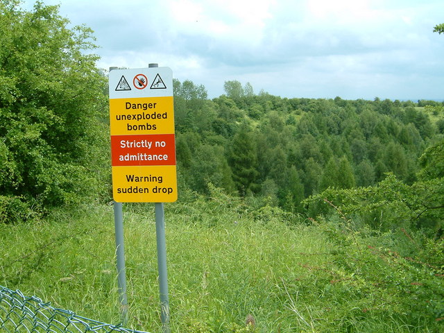 Site of the Fauld Explosion near Hanbury, Staffs.