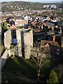 TQ4110 : Lewes Castle Barbican Tower by Tim Knight