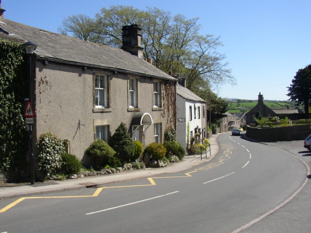 Main street, Warton, looking south © Humphrey Bolton :: Geograph ...