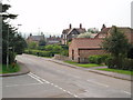 Laxton village looking south from the Dovecote Inn