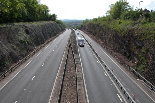The A40 at Ross-on-Wye