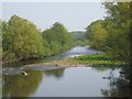 SO3408 : River Usk near Llanfihangel Gobion by John Thorn