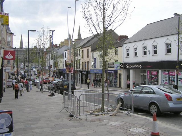 Something new in High Street, Omagh © Kenneth Allen cc-by-sa/2.0 ...