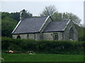 Church near to the Bwrdd Arthur ancient fort