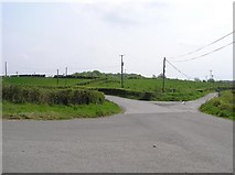 H6249 : Crossroads at Killyslavin by Kenneth  Allen